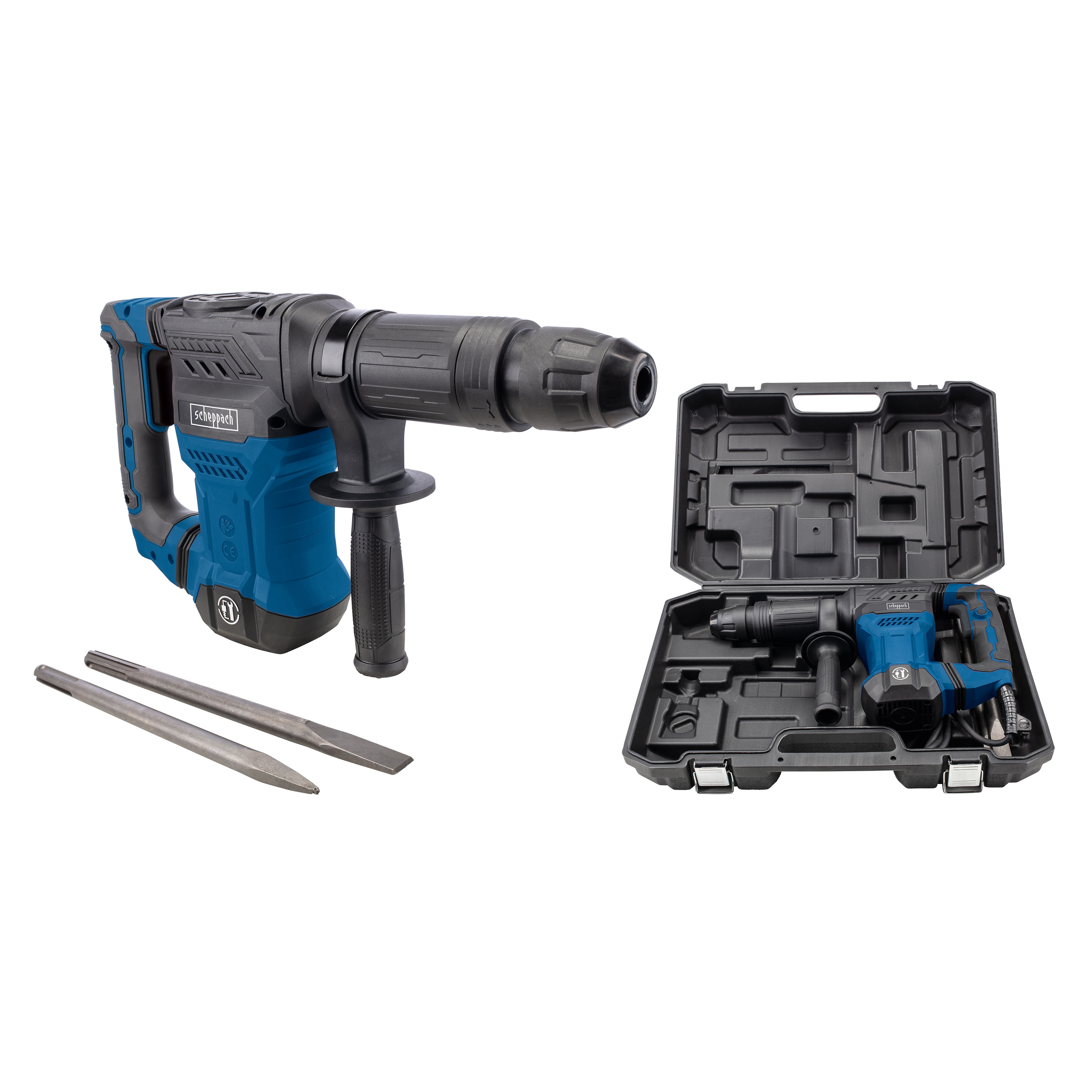 Demolitore scheppach 1300 w sds max 20 j ab1500x max 0-4100colpi/min peso 9,5 kg