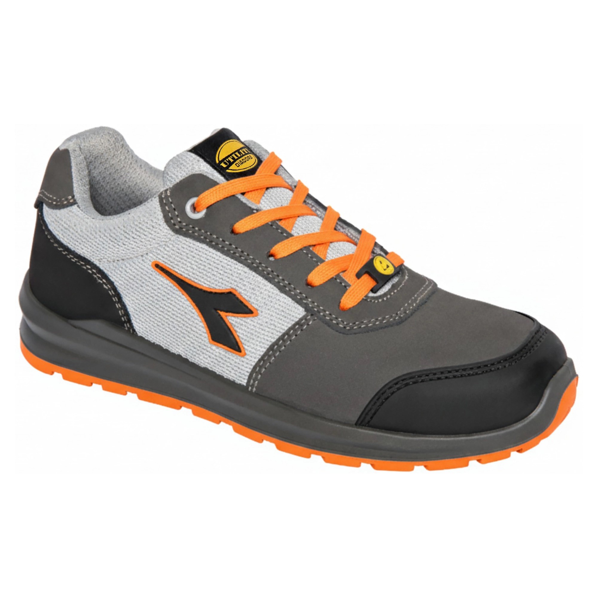 Scarpa antinfortunistica diadora speedy bassa metal free grigiarancio