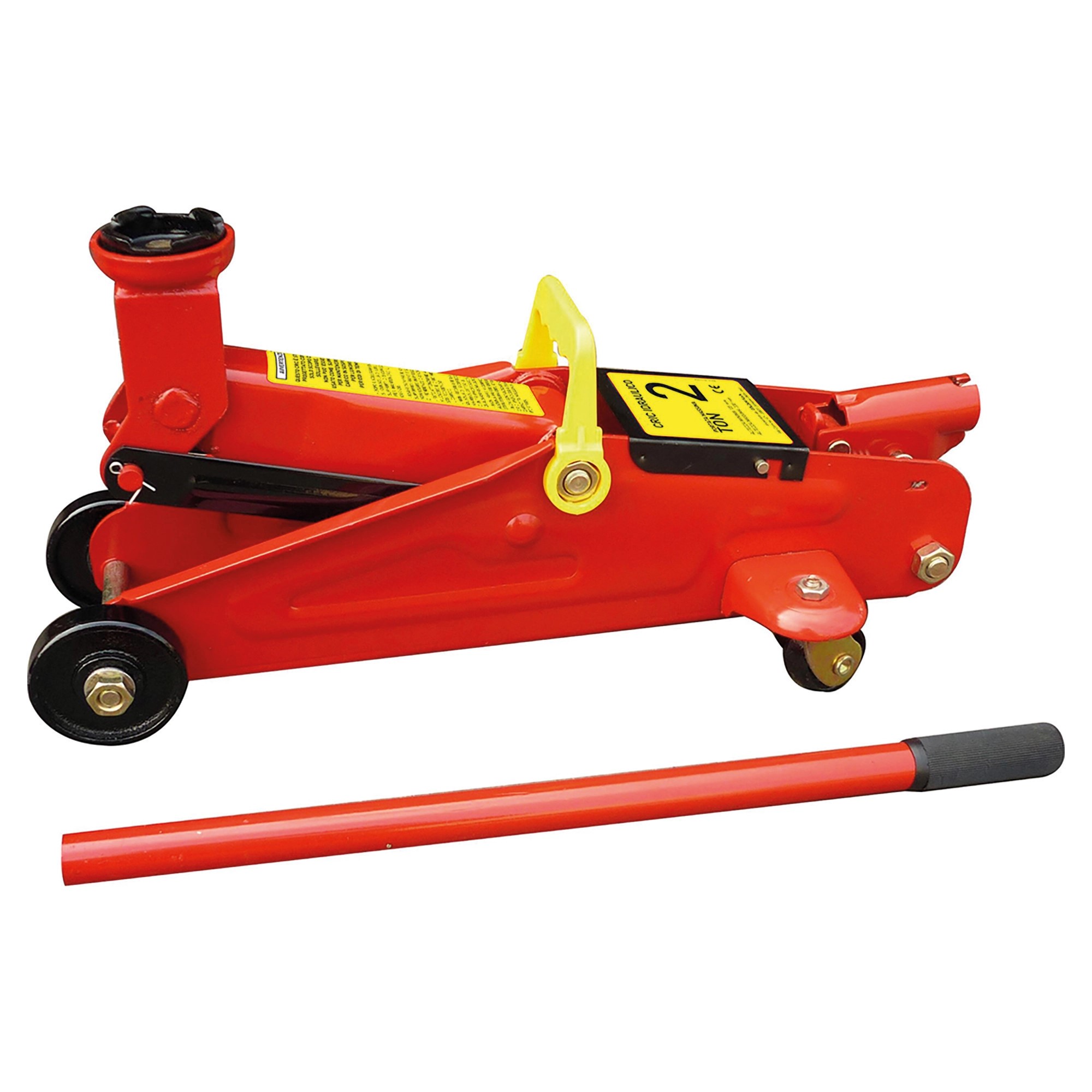 Sollevatore a carrello 2 t con valigetta alzata min 135 mm max 335 mm peso 8,4 kg