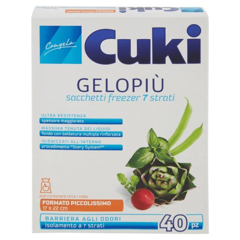 CUKI SACCO GELO PIU' 40 PZ PICCOLISSIMI