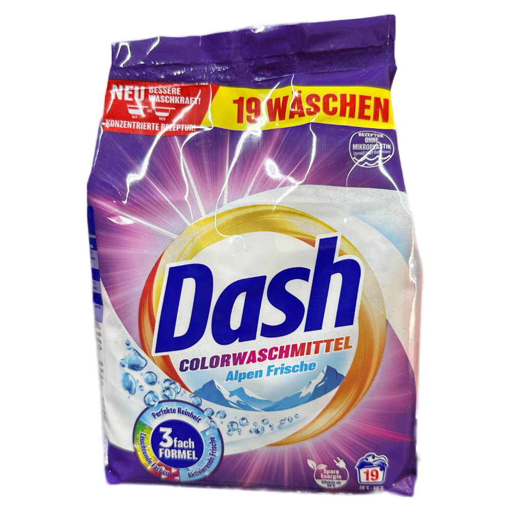 . . . . . . . . (OFFERTA) . . . .DASH POLVERE 950GR 19 MISURINI COLOR   OFFERTA