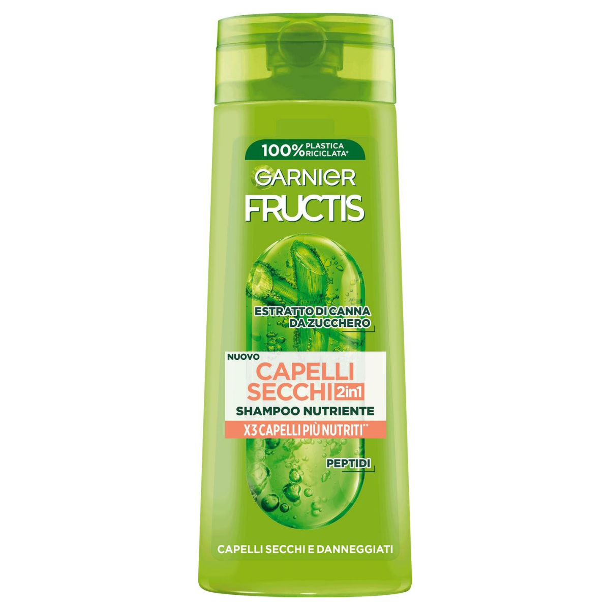 FRUCTIS SHAMPOO 250 ML 2IN1 CAPELLI SECCHI O SCIUPATI