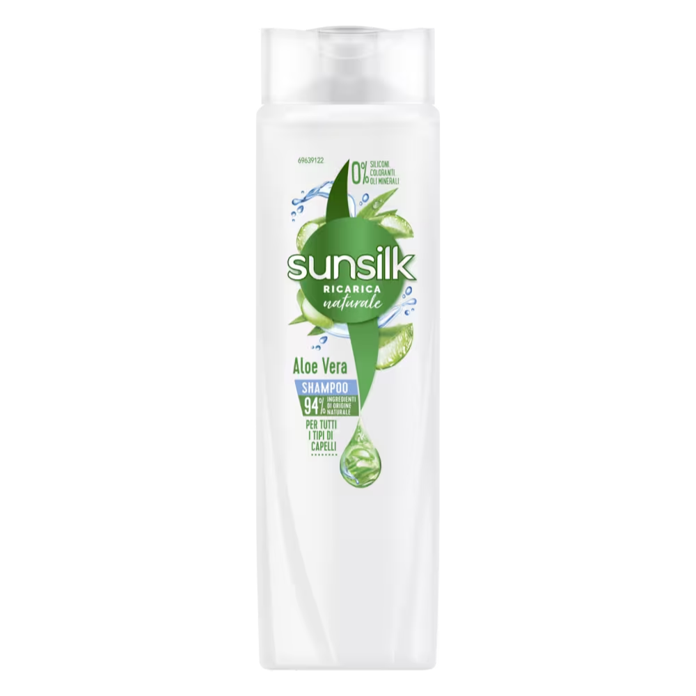 SUNSILK SHAMPOO 250 ML CAPELLI NORMALI SCIOLTI E FLUENTI ALOE VERA