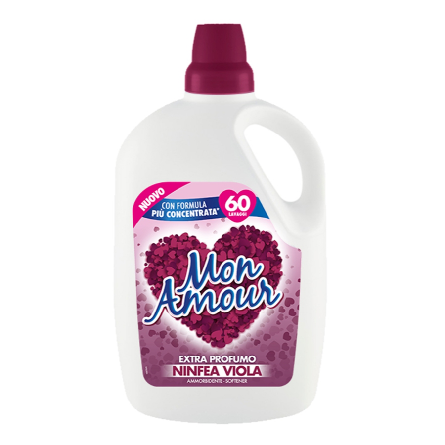 MON AMOUR AMMORBIDENTE 60 LAVAGGI 3 LT NINFEA VIOLA