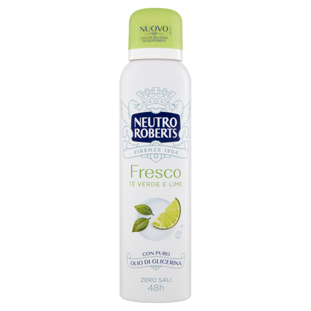 ROBERTS DEO SPRAY 150 ML FRESCO VERDE TÈ VERDE E LIME
