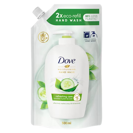 DOVE SAPONE LIQUIDO RICARICA 500 ML GO FRESH