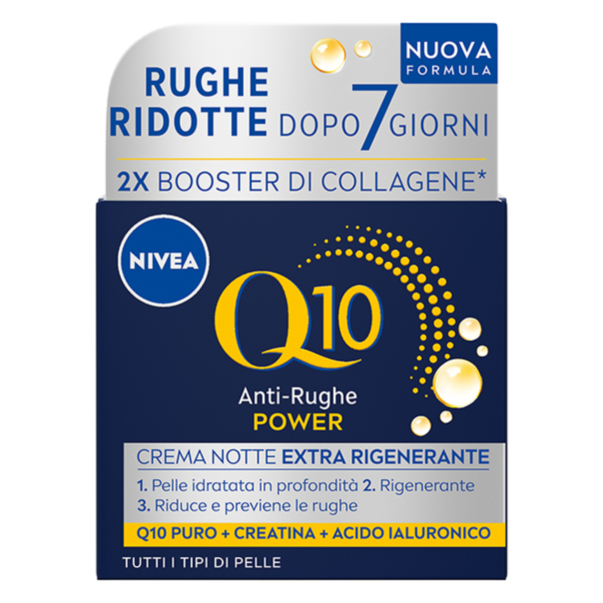 NIVEA CREMA Q10 ANTIRUGHE NOTTE RIMPOLPANTE 50 ML