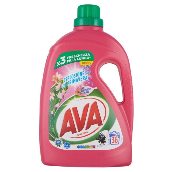 AVA LIQUIDO LAVATRICE ESPLOSIONE DI PRIMAVERA 36 LAVAGGI COLOR