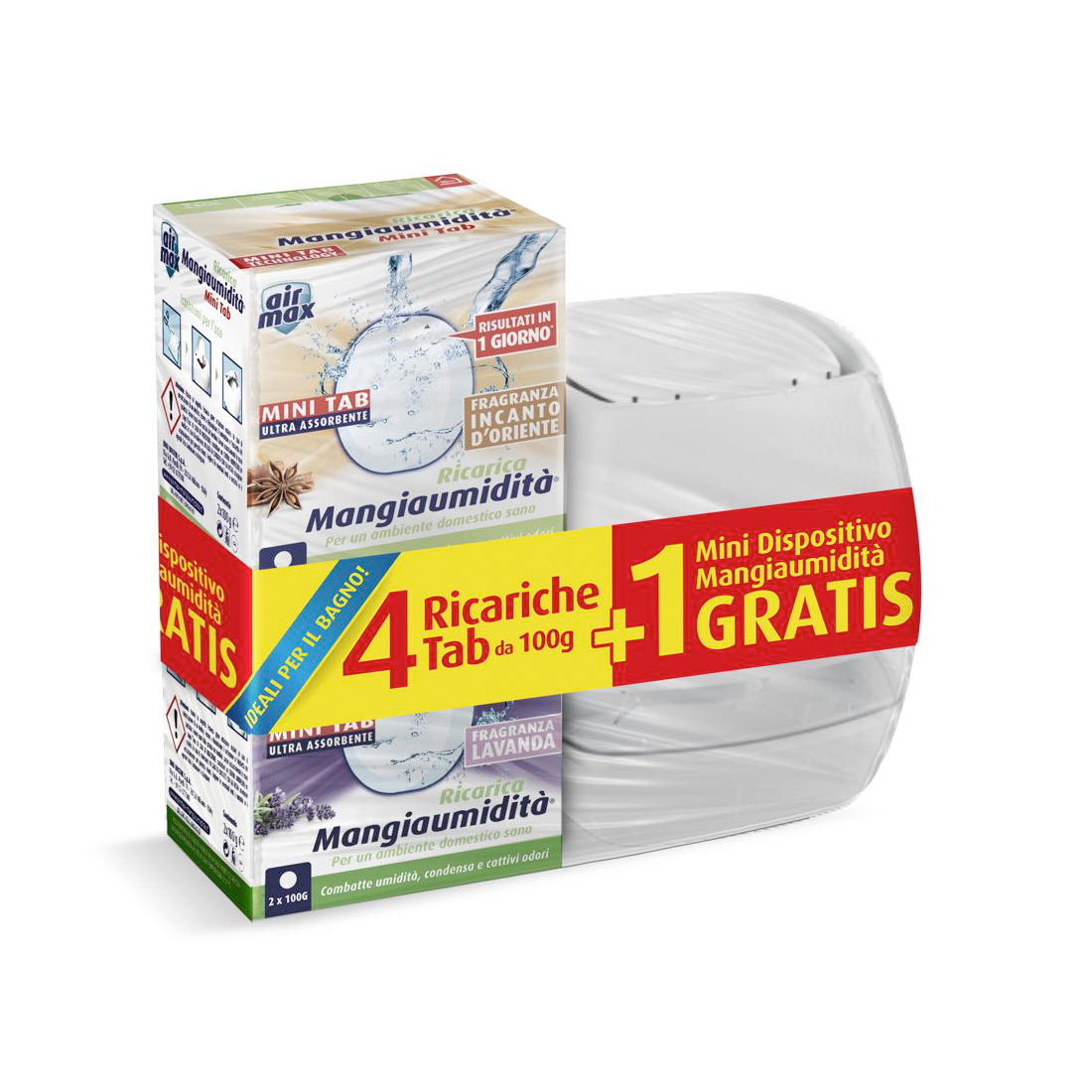 AIR MAX MANGIAUMIDITA' KIT + 4 RICARICHE 100 GR