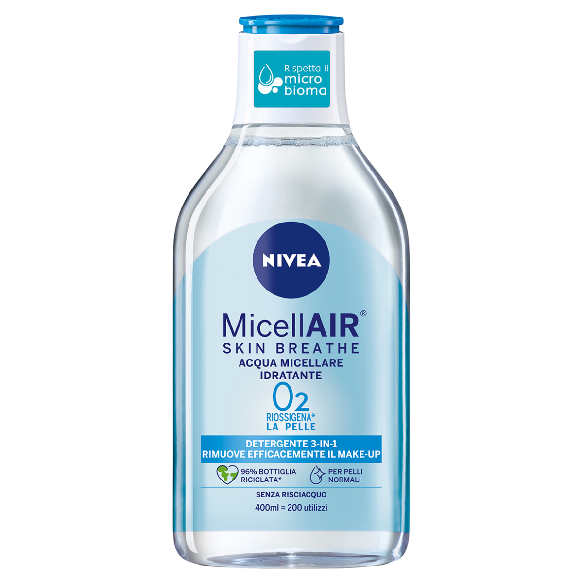 NIVEA ACQUA MICELLARE 400 ML PELLI NORMALI