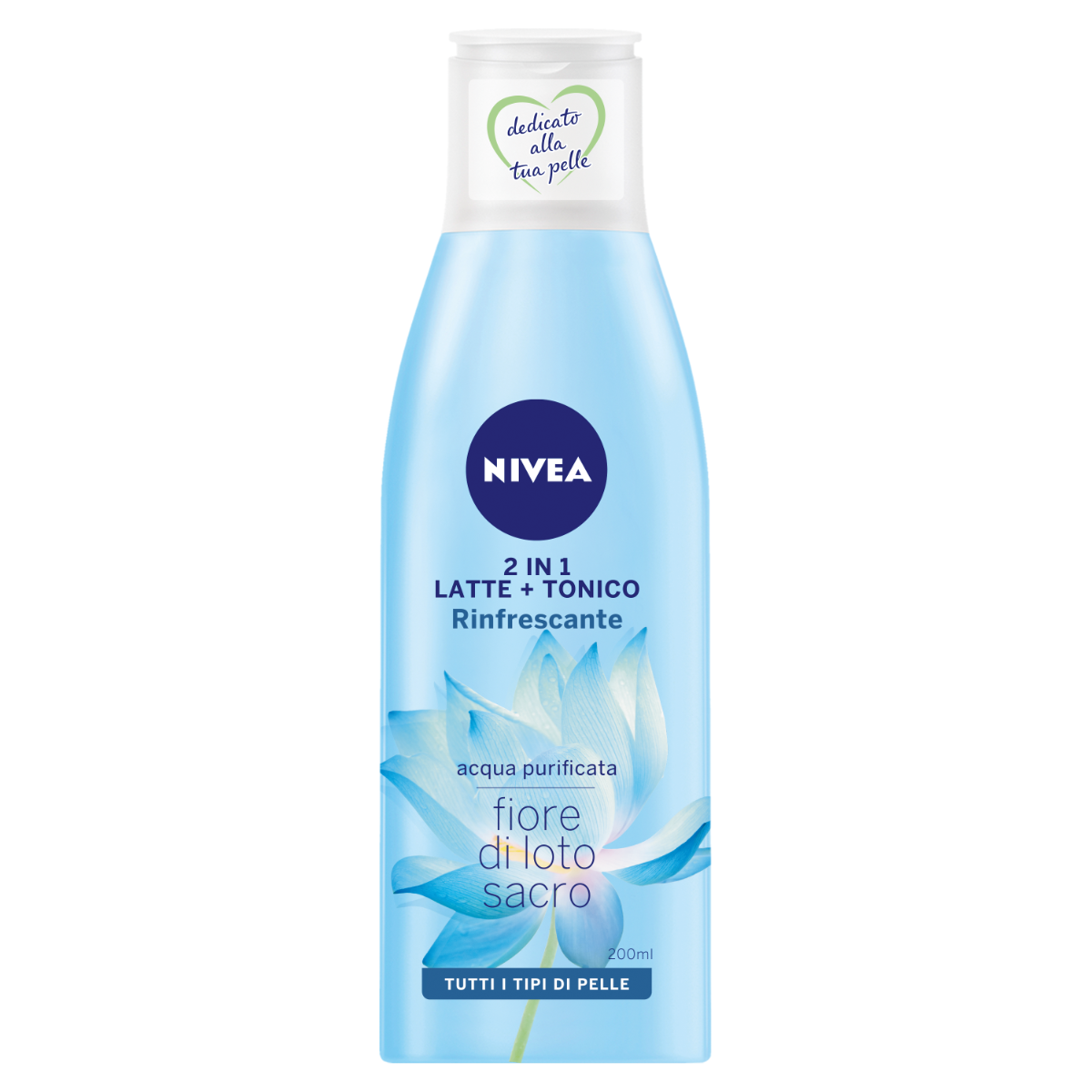 NIVEA LATTE DETERGENTE + TONICO 2IN1 200 ML