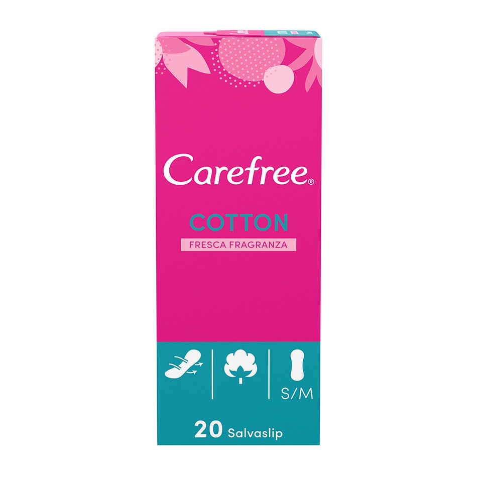 CAREFREE SALVASLIP X 20 COTTON FRESCA FRAGRANZA