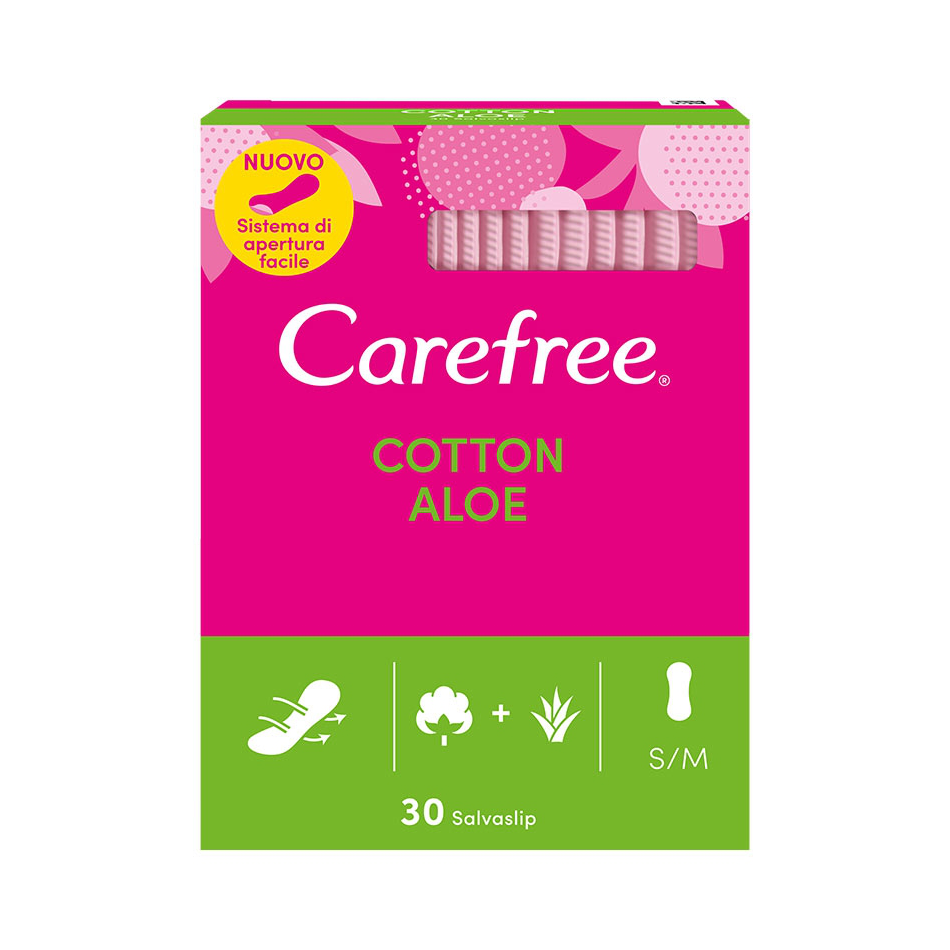 CAREFREE SALVASLIP ALOE RIPIEGATI X 30