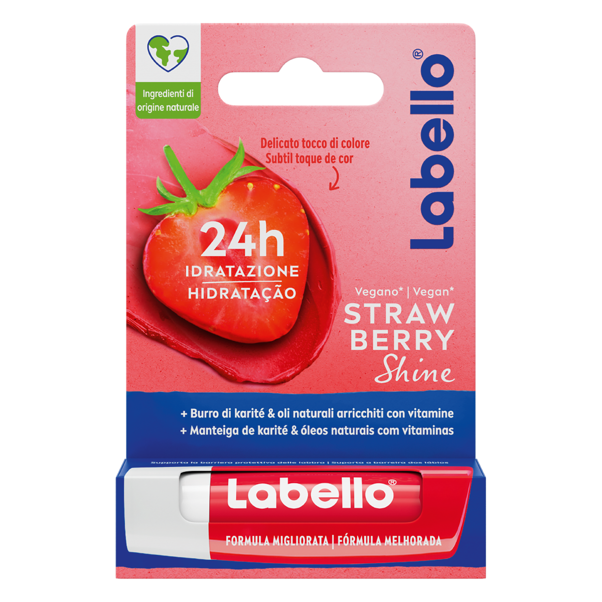 LABELLO BURROCACAO 4.8GR FRAGOLA STRAWBERRY SHINE
