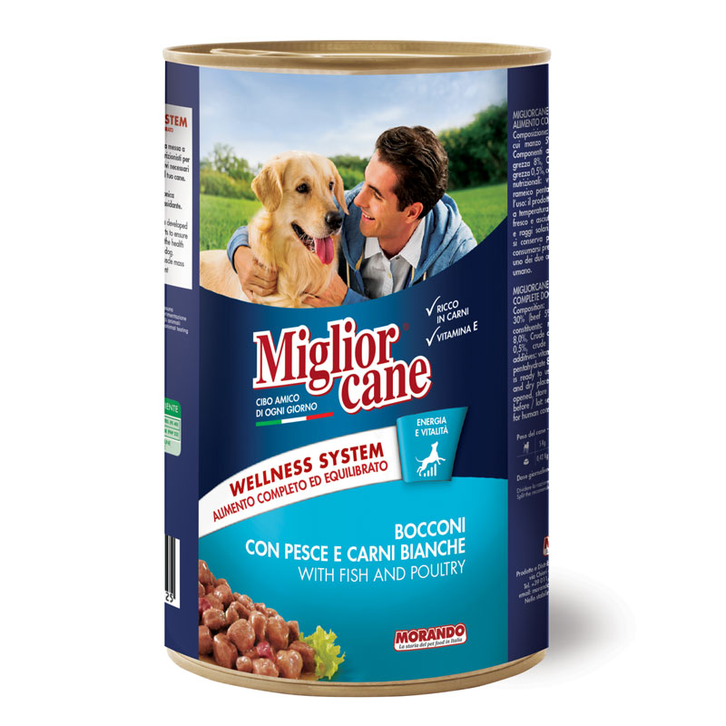 MIGLIORCANE BOCCONCINI 1.250 GR PESCE CARNE