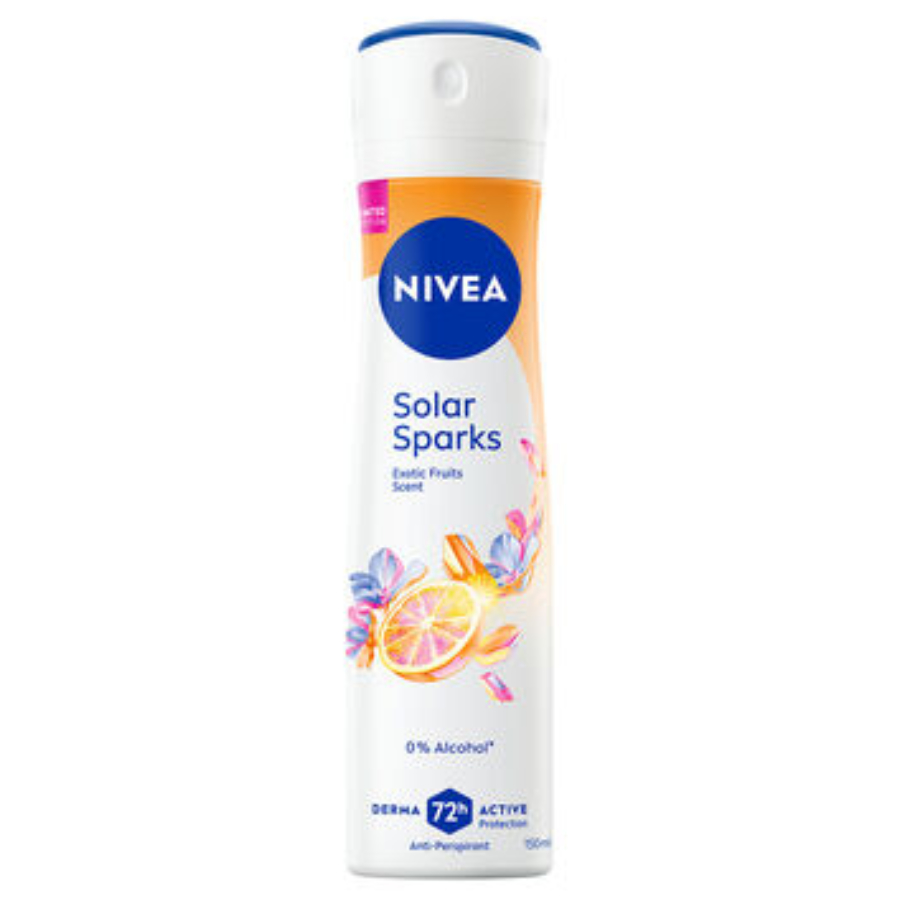 NIVEA DEO SPRAY 150 ML LIMITED SOLAR SPARKS