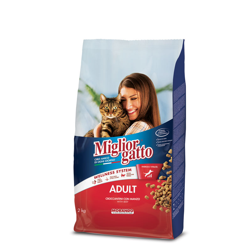 MIGLIORGATTO ADULT CROCCHETTE MANZO 2 KG