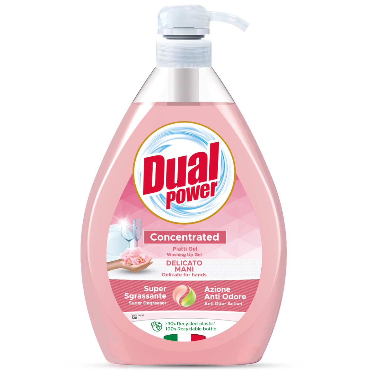 DUAL POWER PIATTI GEL CONCENTRATO 1 LT DELICATO MANI
