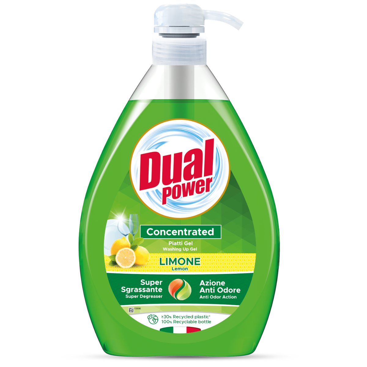 DUAL POWER PIATTI GEL CONCETRATO 1 LT LIMONE