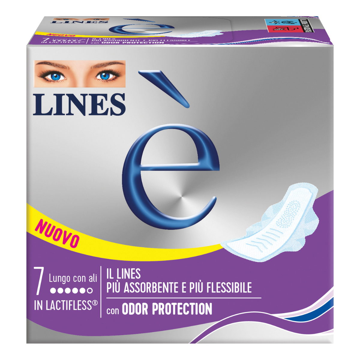 LINES E' CON ALI LUNGO 7 PZ