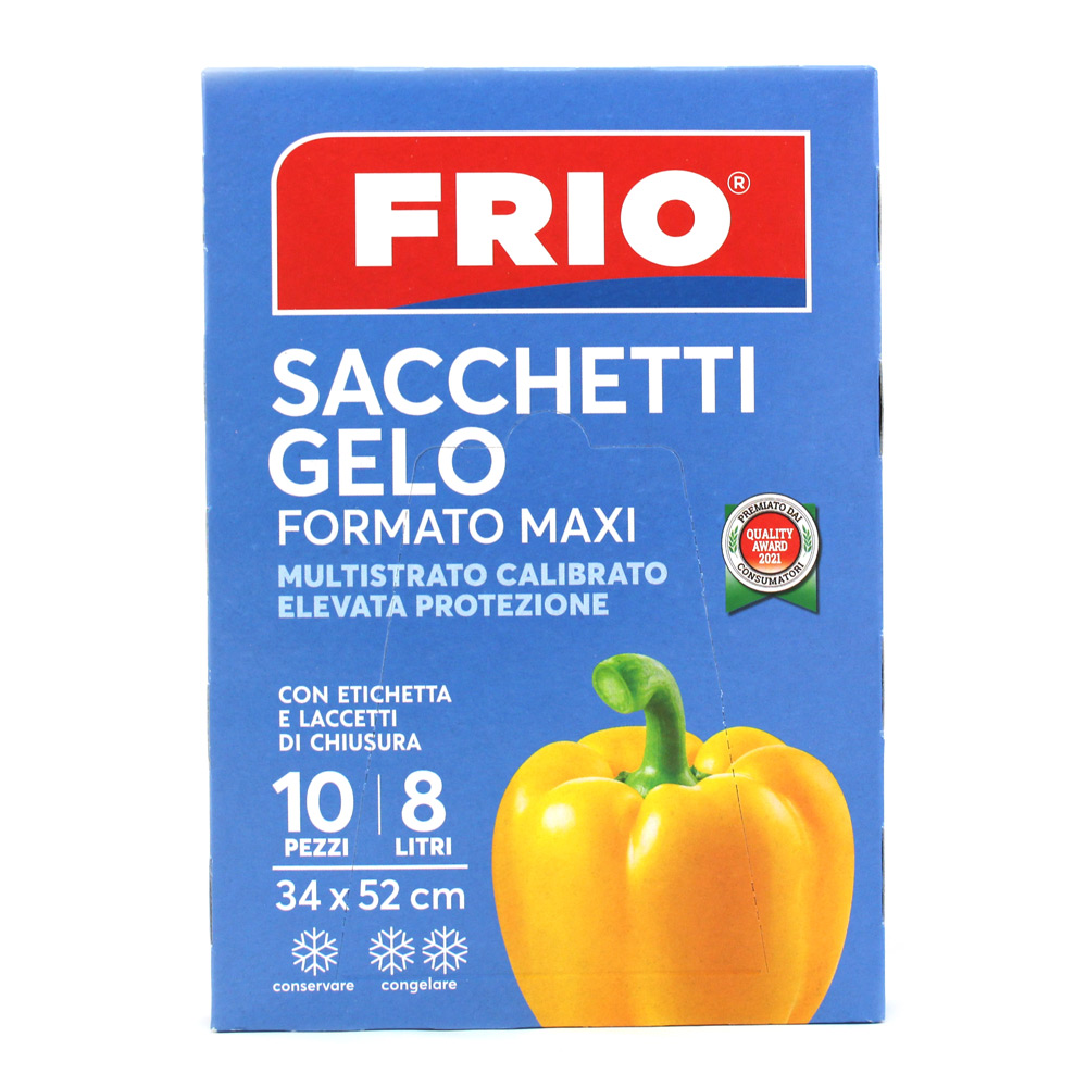 FRIO SACCO GELO FRIGO MAXI 10 PZ 34X52