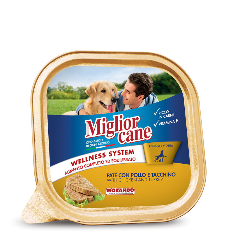 MIGLIORCANE VASCHETTA POLLO TACCHINO 150 GR