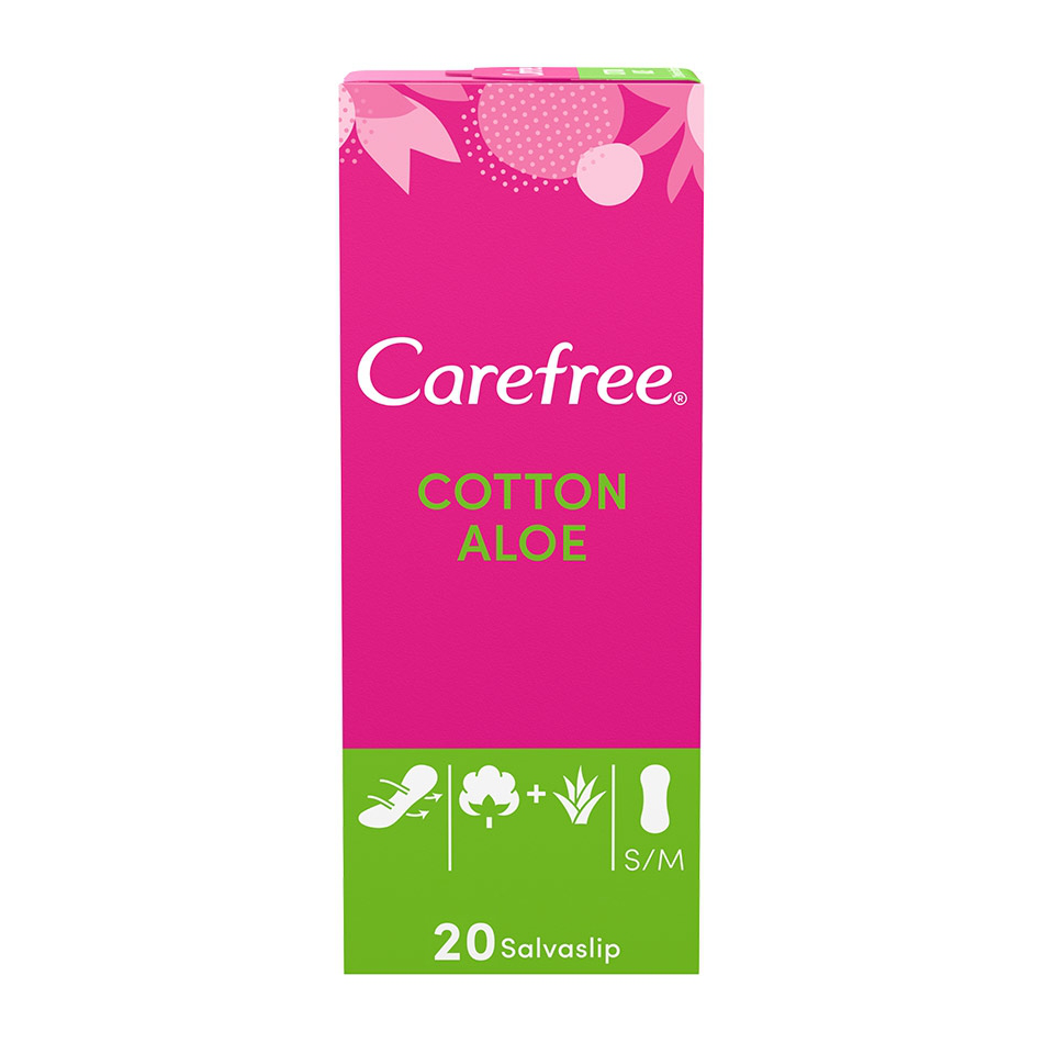 CAREFREE SALVASLIP DISTESO ALOE X 20 PZ