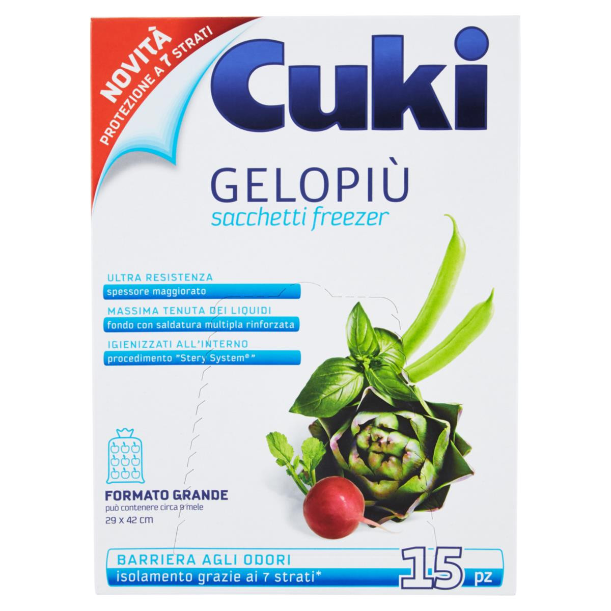 CUKI SACCO GELO PIU' 15 PEZZI GRANDE