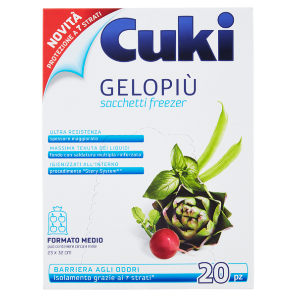 CUKI SACCO GELO PIU' 20 PZ MEDI