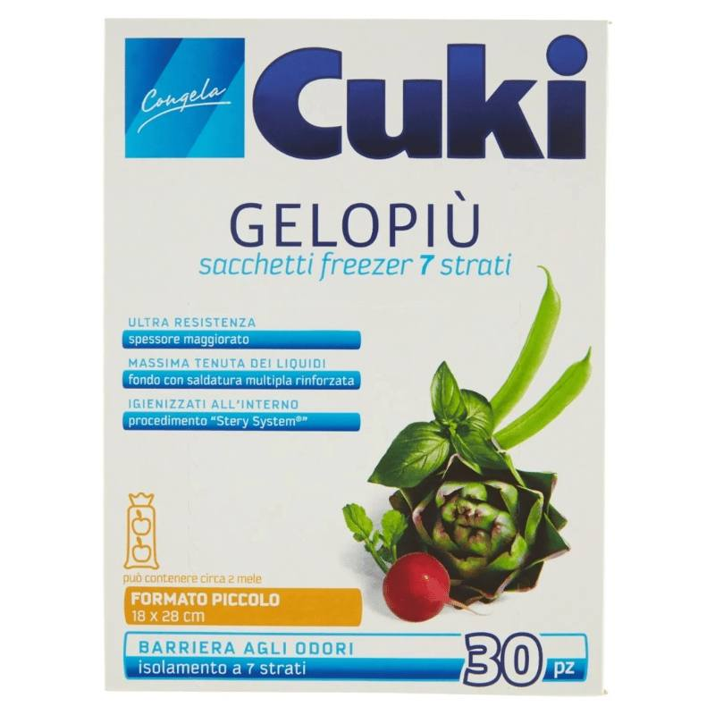 CUKI SACCO GELO PIU' 30 PZ PICCOLI