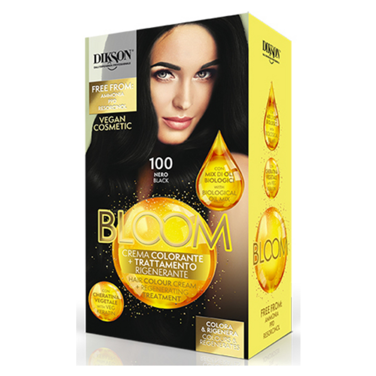 DIKSON BLOOM CREMA COLORANTE 100 NERO SENZA AMMONIACA