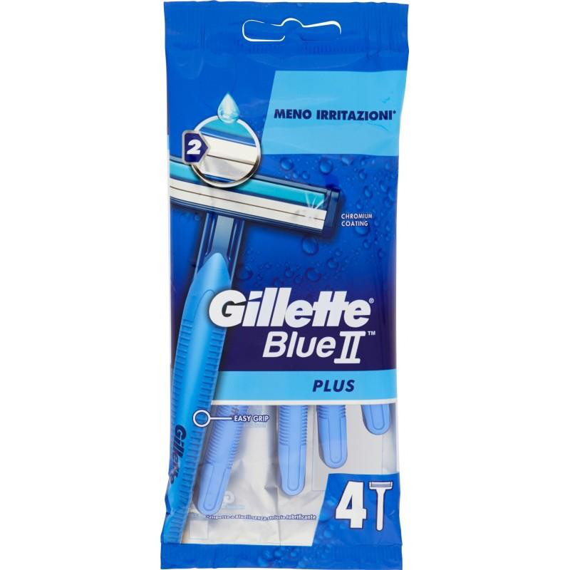 GILLETTE LAME BLU II PLUS X 4