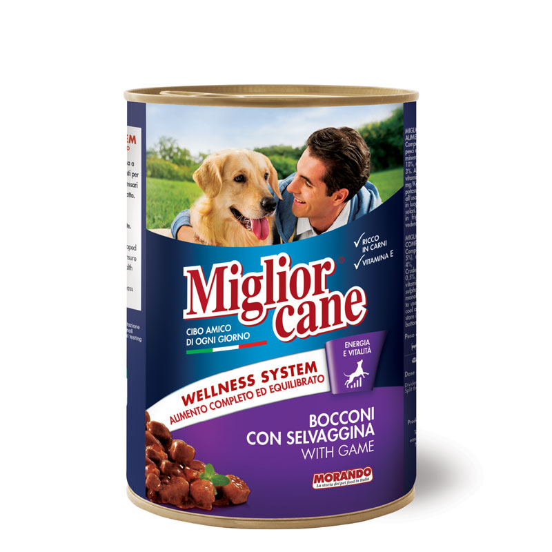 MIGLIORCANE BOCCONCINI 405 GR SELVAGGINA