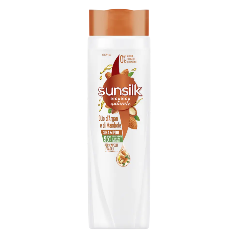 SUNSILK SHAMPOO 250 ML ARGAN E MANDORLE ANTIROTTURA
