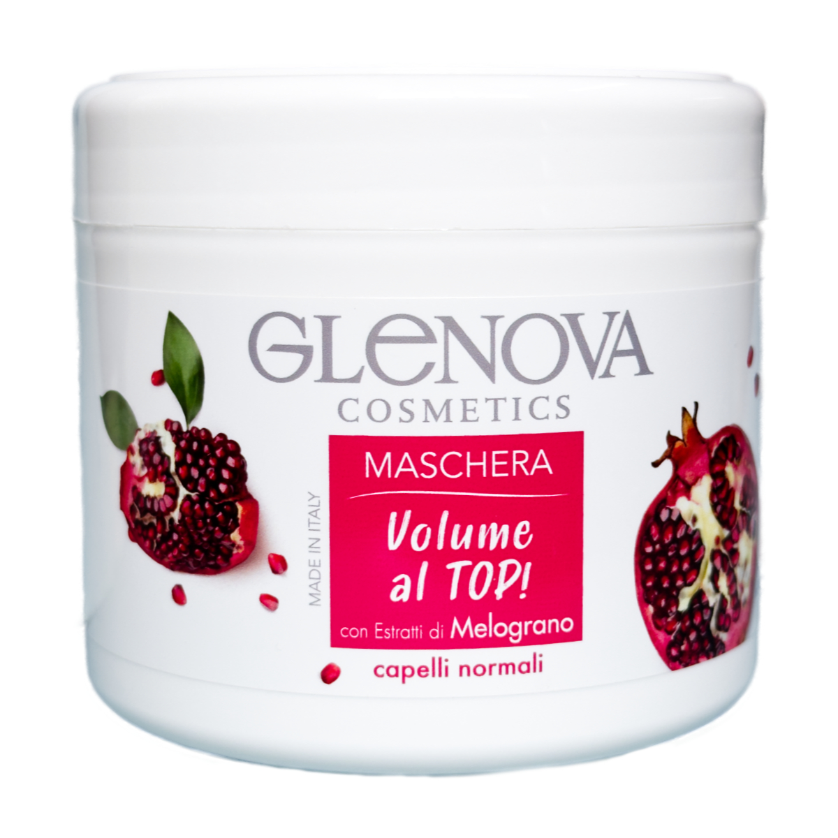 GLENOVA MASCHERA VOLUME AL TOP CAPELLI NORMALI MELOGRANO 500 ML