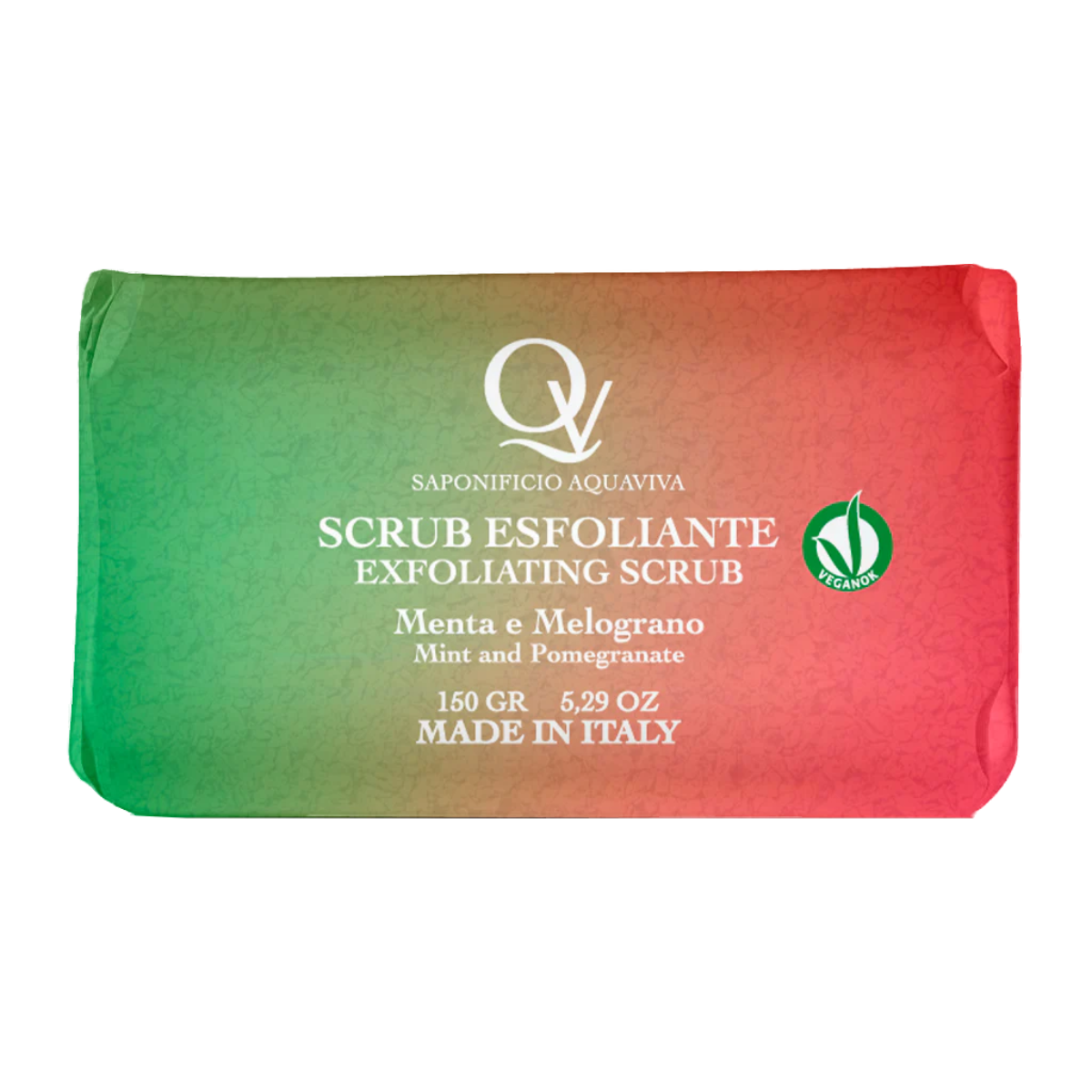 AQUAVIVA SAPONETTA SCRUB ESFOLIANTE 150 GR MENTA E MELOGRANO