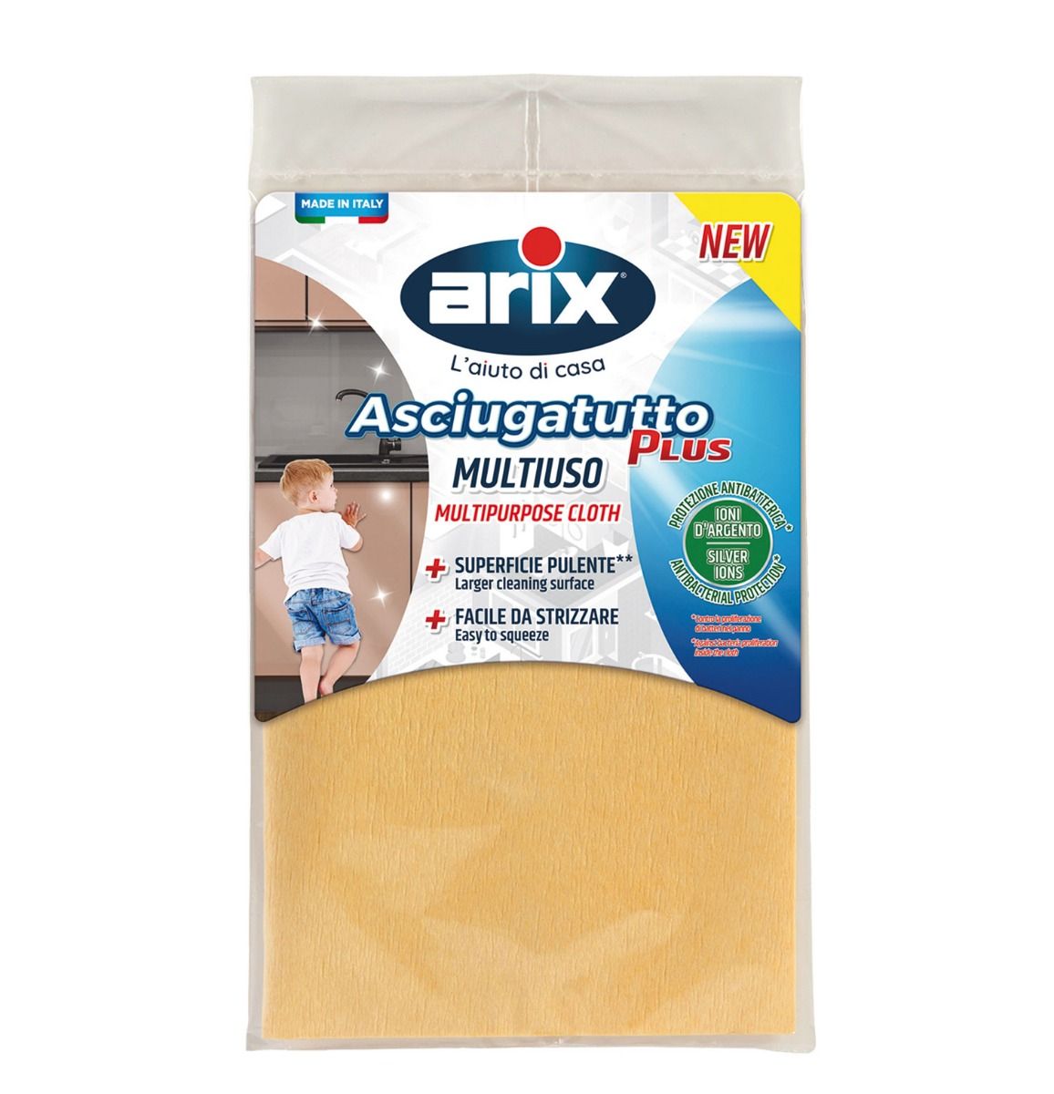 ARIX ASCIUGATUTTO PLUS PANNO 40X35 PELLE SINTETICA  311125