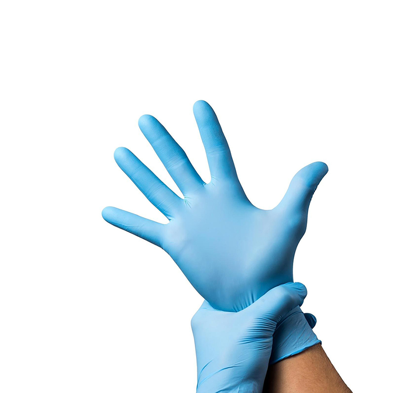 AJSIA GUANTI NITRILE BLU 100 PZ MISURA L