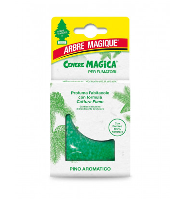 ARBRE MAGIQUE CENERE MAGICA 3X80 GR PINO PROFUMO IN GRANULI PER POSACENERE