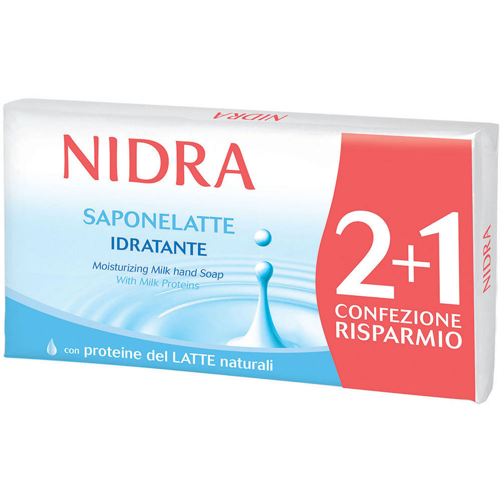 NIDRA SAPONETTE LATTE 3 X 90 GR
