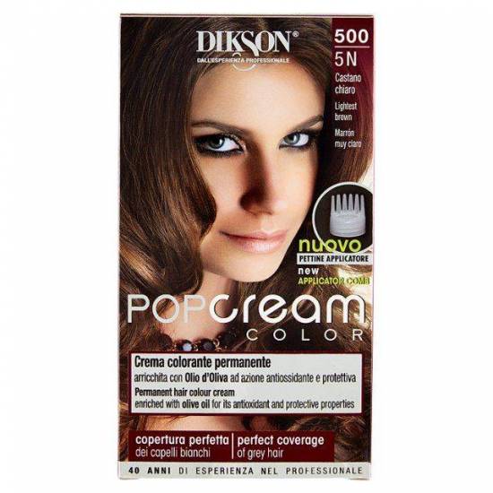 DIKSON POP CREAM COLOR CREMA COLORANTE 500-5N CASTANO CHIARO
