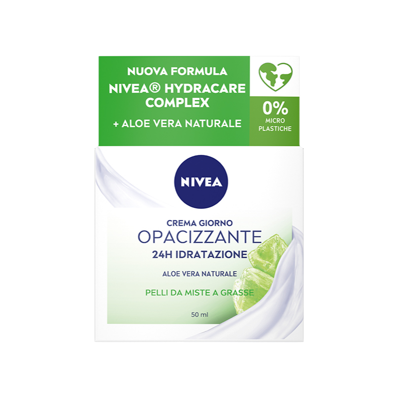 NIVEA CREMA VISO IDRATANTE OPACIZZANTE EFFETTO MAT PELLI MISTE E GRASSE 50 ML