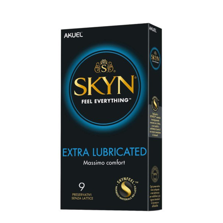AKUEL SKYN PROFILATTICI EXTRA LUBRICATED NO LATEX 9 PZ