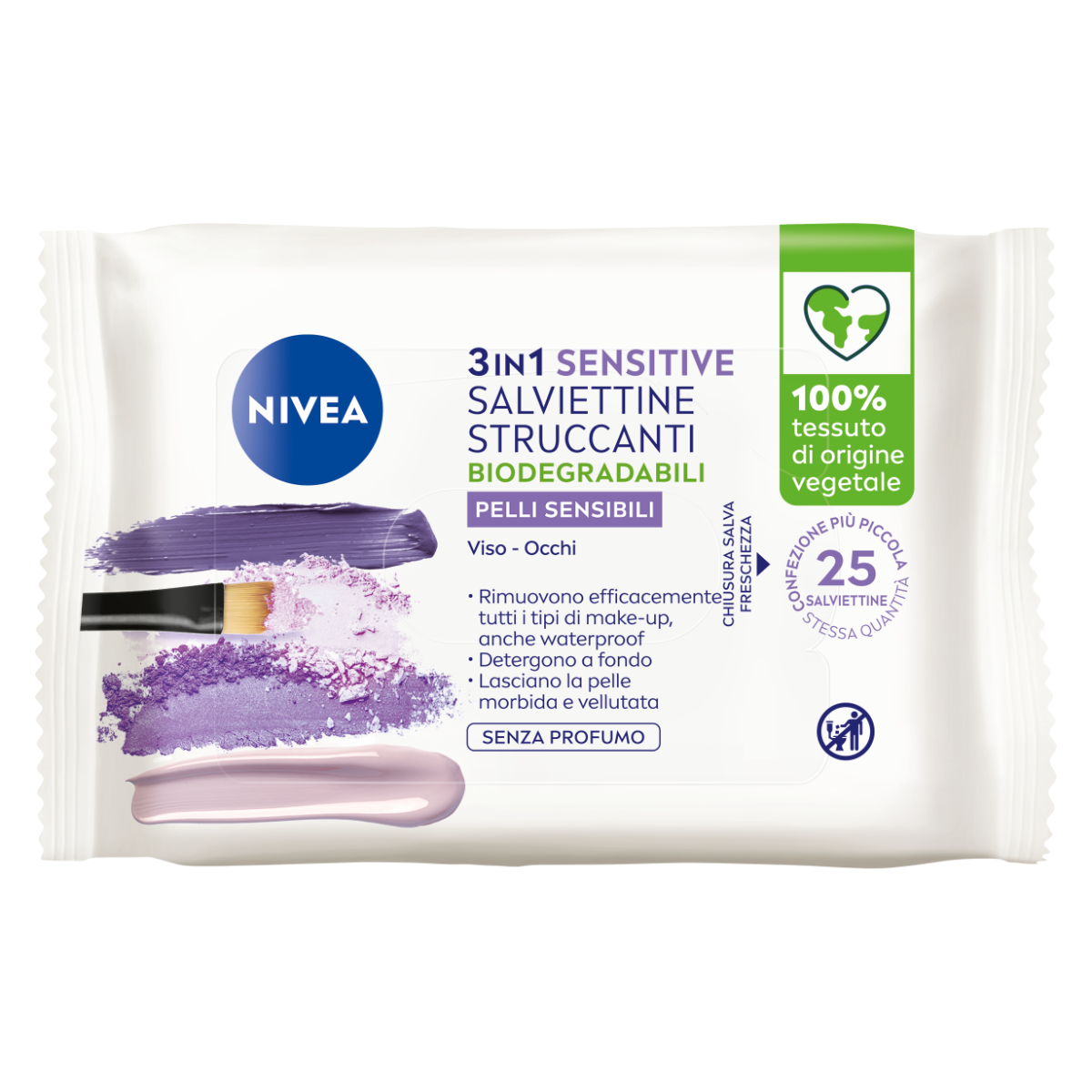 NIVEA SALVIETTINE STRUCCANTI X 25 SENSITIVE