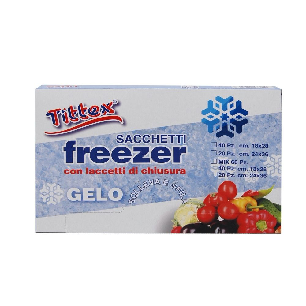 SACCO GELO 18X28 40 PZ PICCOLO TITTEX