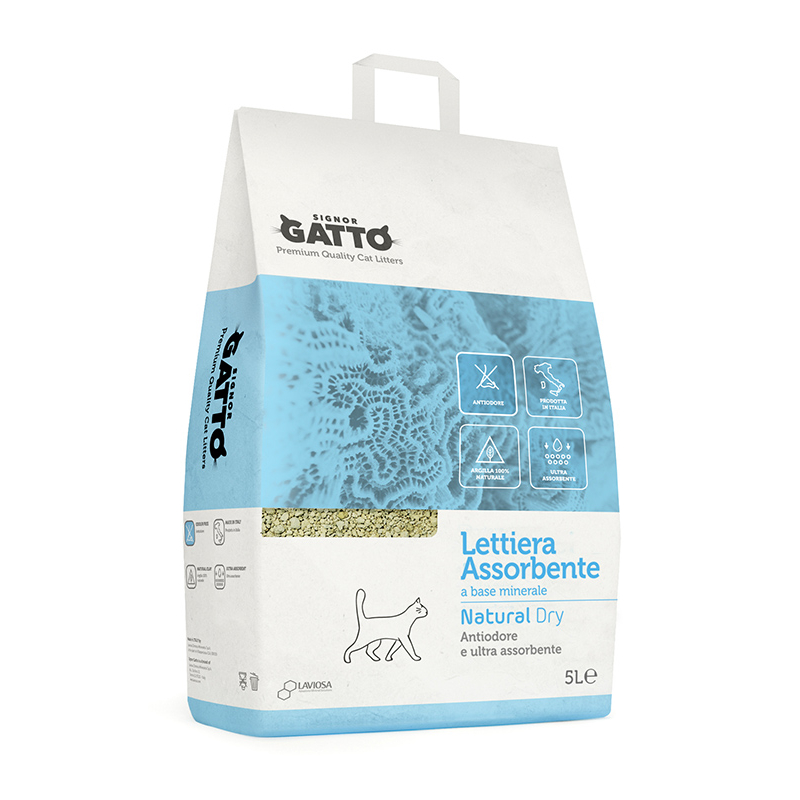 SIGNOR GATTO LETTIERA NATURAL DRY 5 LT