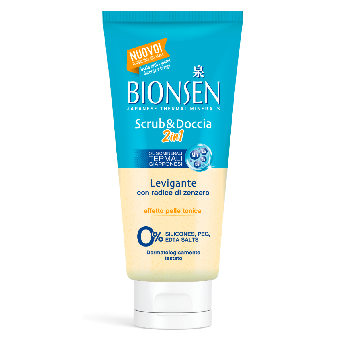 BIONSEN DOCCIA E SCRUB CORPO 300 ML LEVIGANTE ZENZERO
