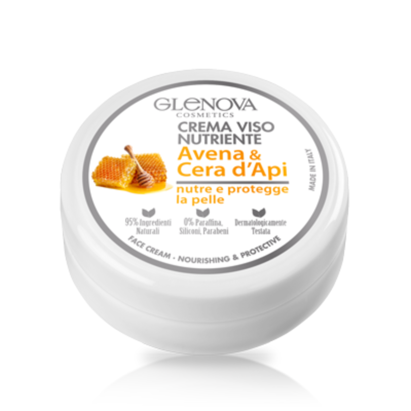 GLENOVA CREMA VISO 120 ML AVENA E CERA D'API NUTRIENTE