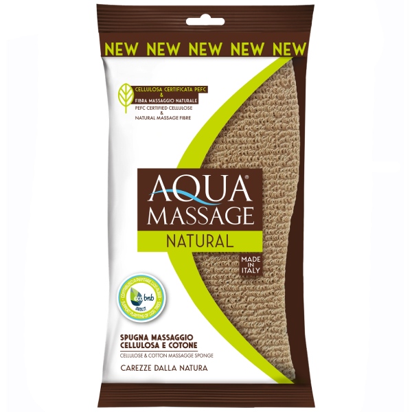 ARIX SPUGNA AQUA MASSAGE NATURAL MASSAGGIO CELLULOSA E COTONE   177