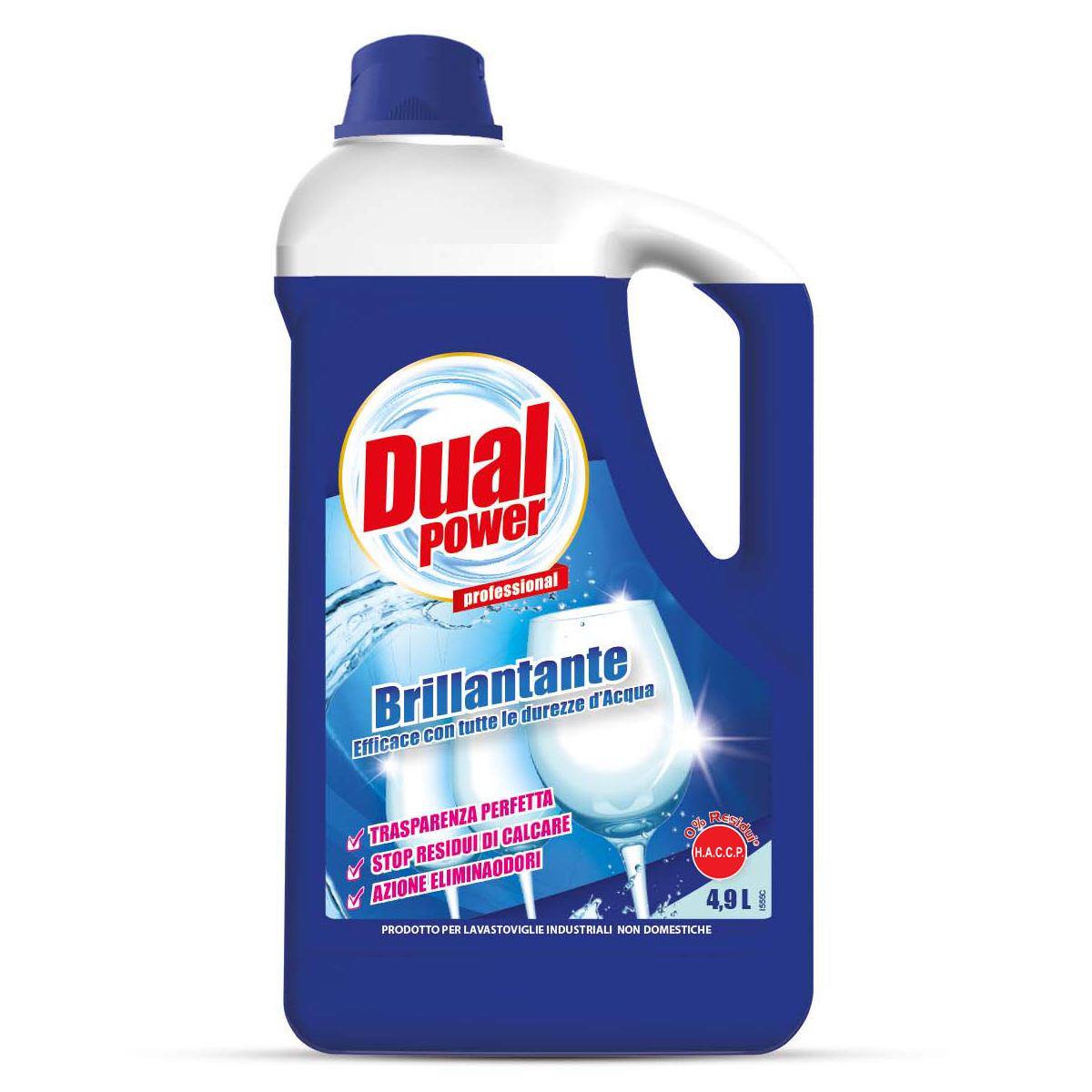 DUAL POWER PROFESSIONAL BRILLANTANTE LAVASTOVIGLIE 4,9 LT H.A.C.C.P.
